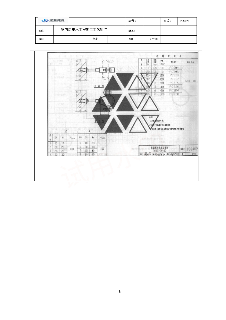 室内给排水工程施工工艺标准_第8页