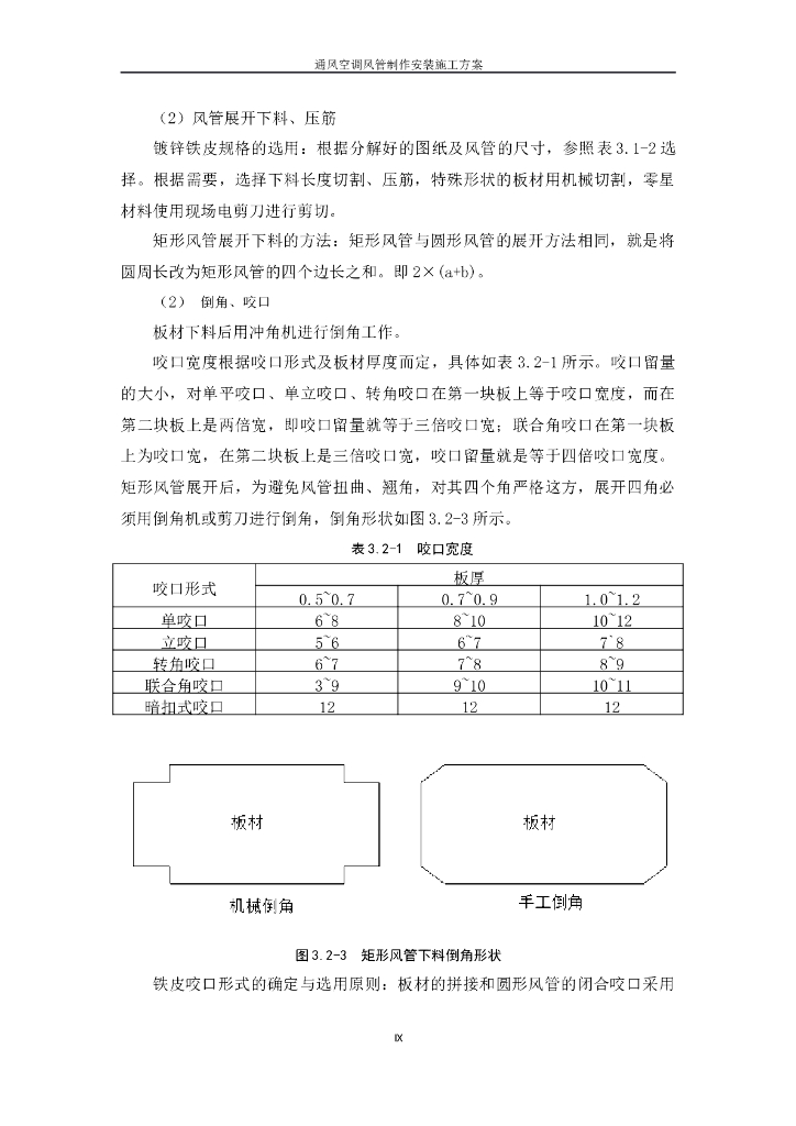 通风空调风管制作施工工艺及支吊架安装_第10页