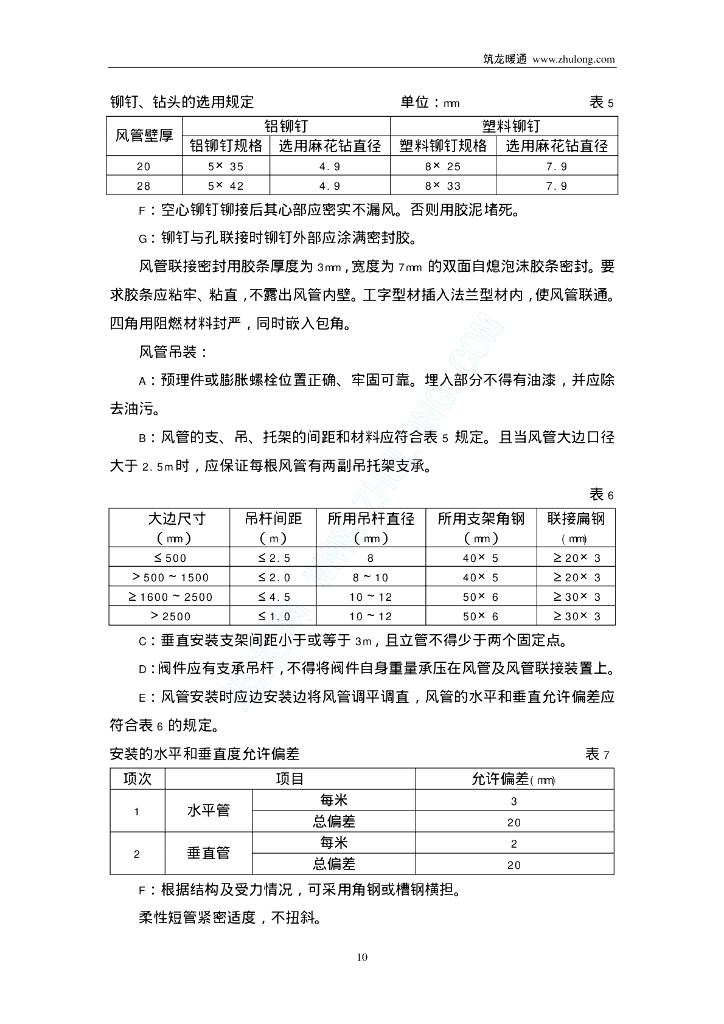 某医药物流中心空调安装工程施工方案_第10页