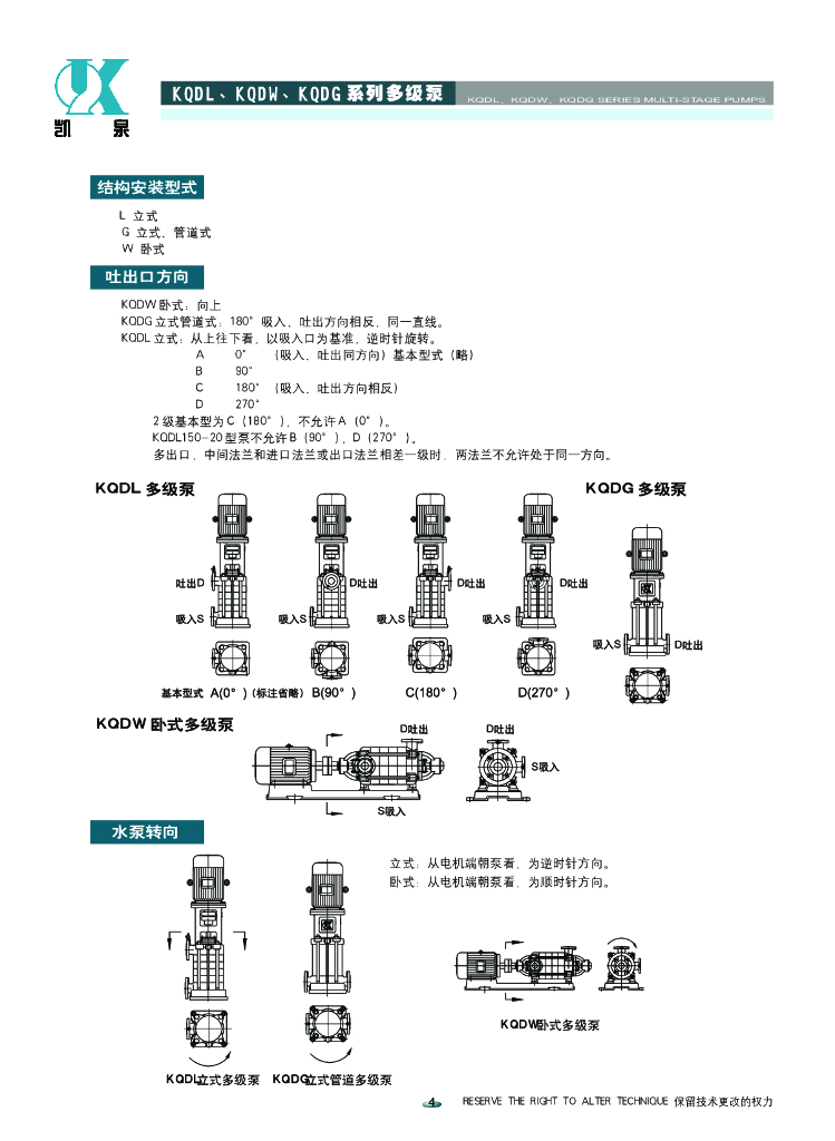 凯泉KQDL系列多级离心泵_第6页