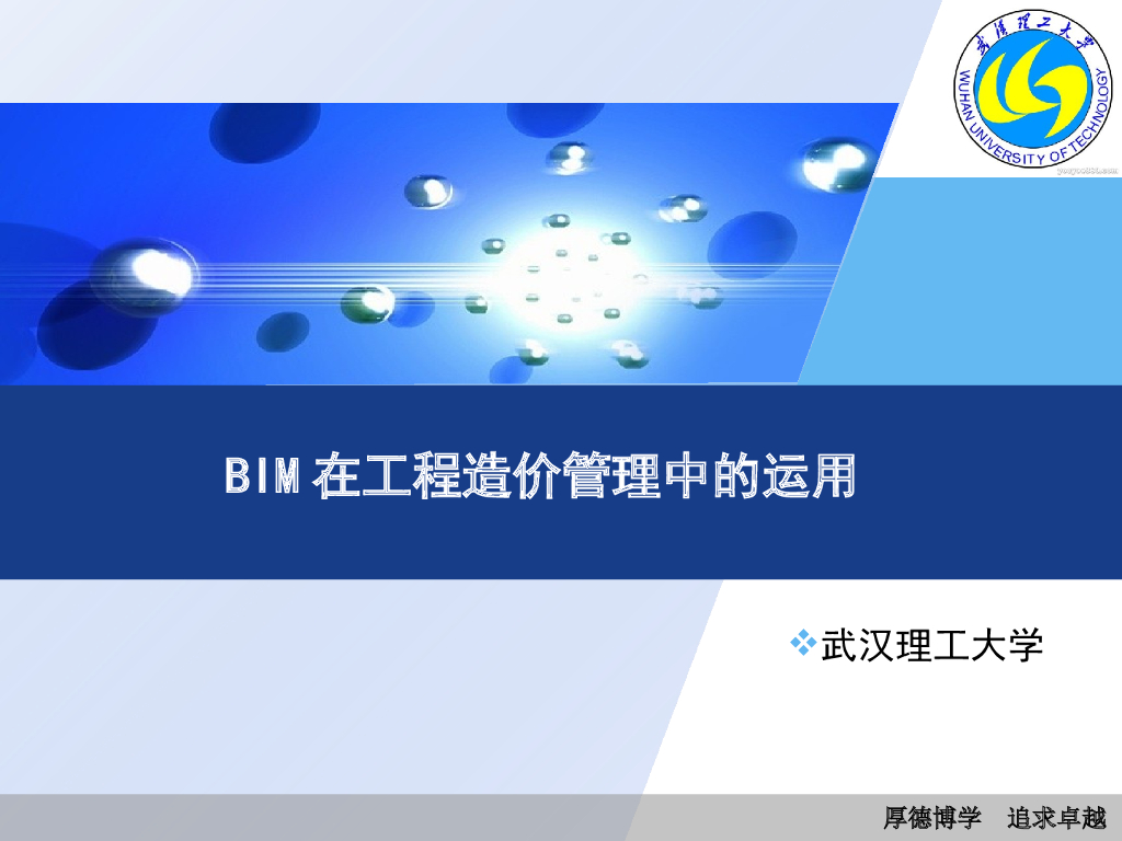 BIM在造价管理中的应用趋势PPT135页