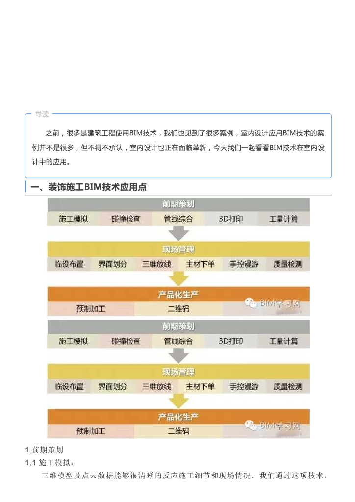 [BIM案例]BIM技术助力室内设计