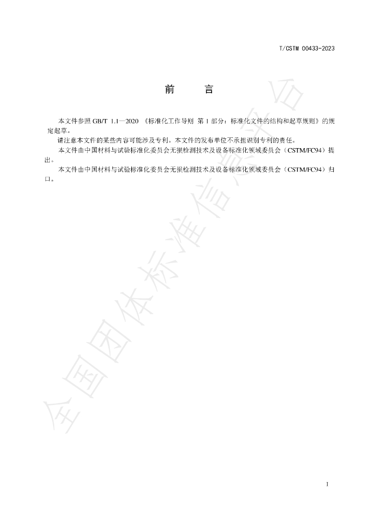T/CSTM 00433-2023 标准预览