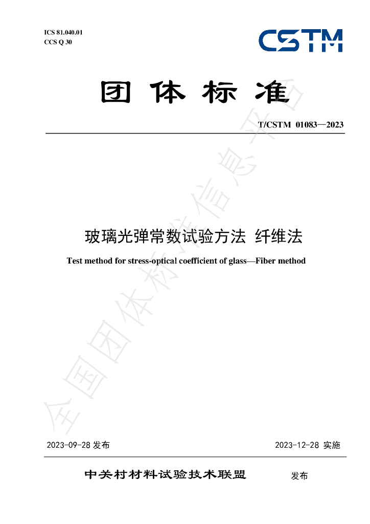 T/CSTM 01083-2023 标准预览