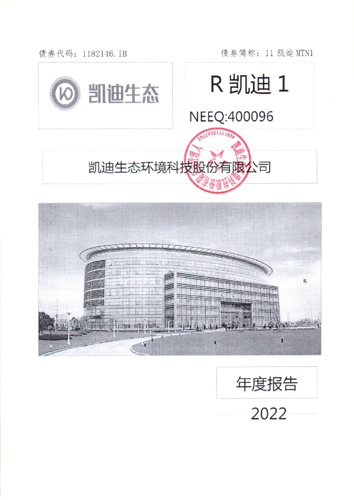 凯迪生态环境科技股份有限公司2022年年度报告
