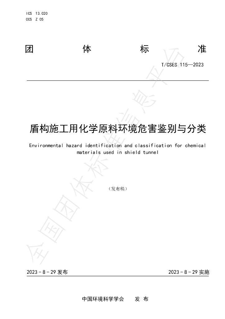 T/CSES 115-2023 标准预览