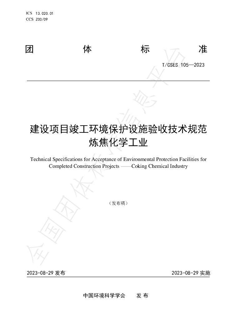 T/CSES 105-2023 标准预览