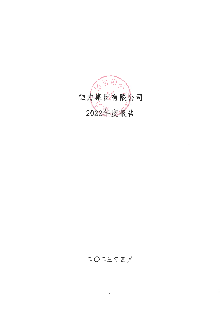 恒力集团有限公司2022年度报告