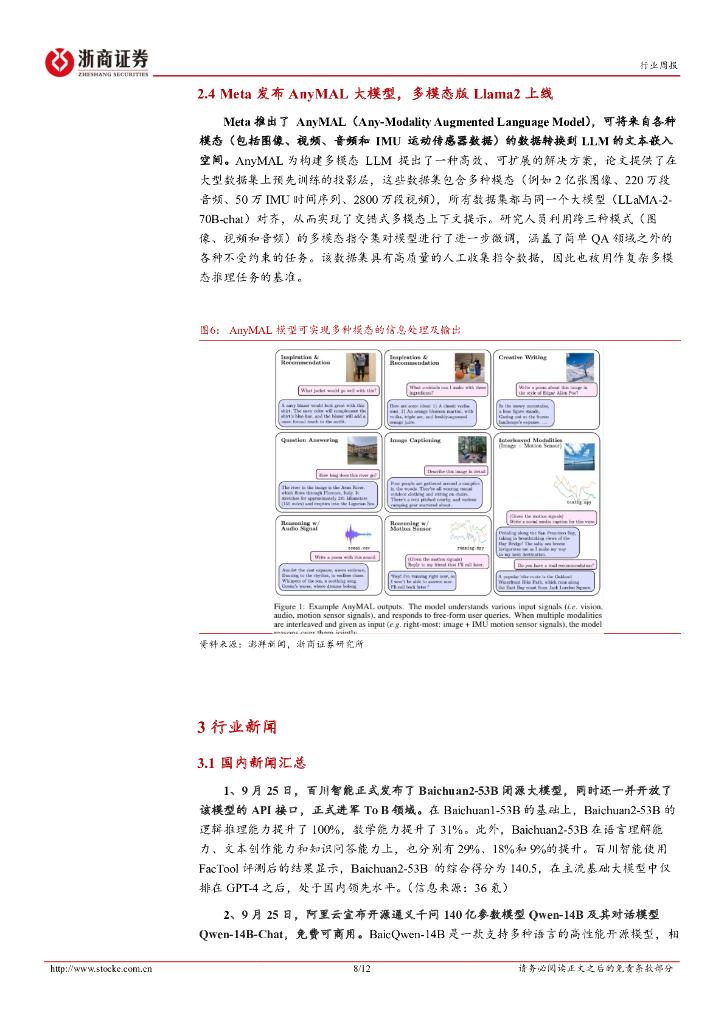 浙商证券：人工智能行业周报：多模态AI有望迎来爆发，商业化进程持续加速_第8页