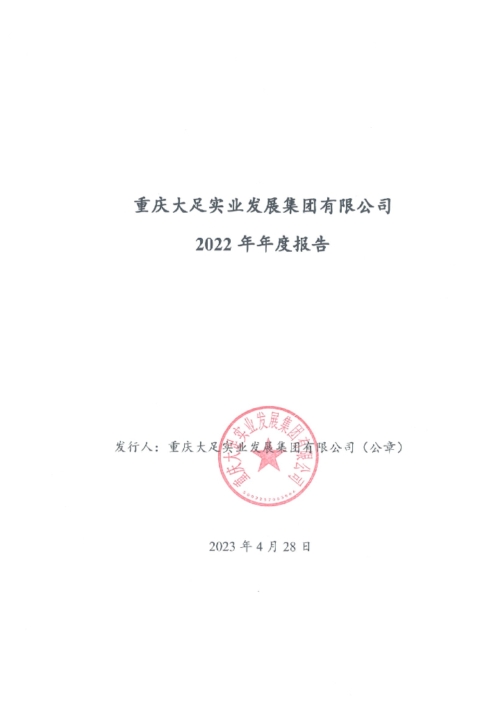 重庆大足实业发展集团有限公司2022年年度报告