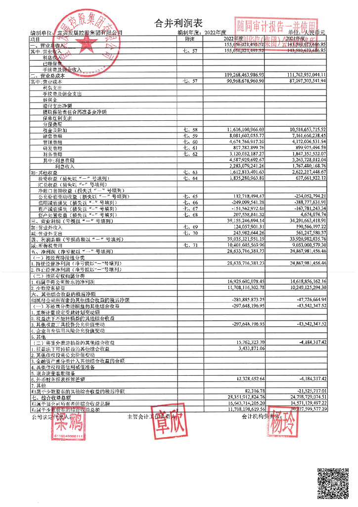 宜宾发展控股集团有限公司2022年度审计报告_第6页