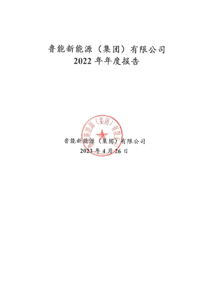 鲁能新能源(集团)有限公司2022年年度报告