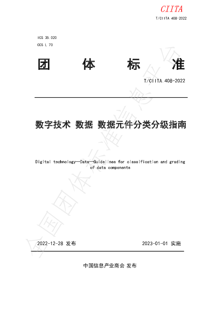 T/CIITA 408-2022 标准预览