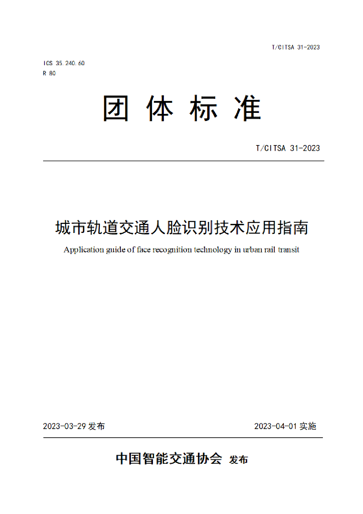 T/CITSA 31-2023 标准预览