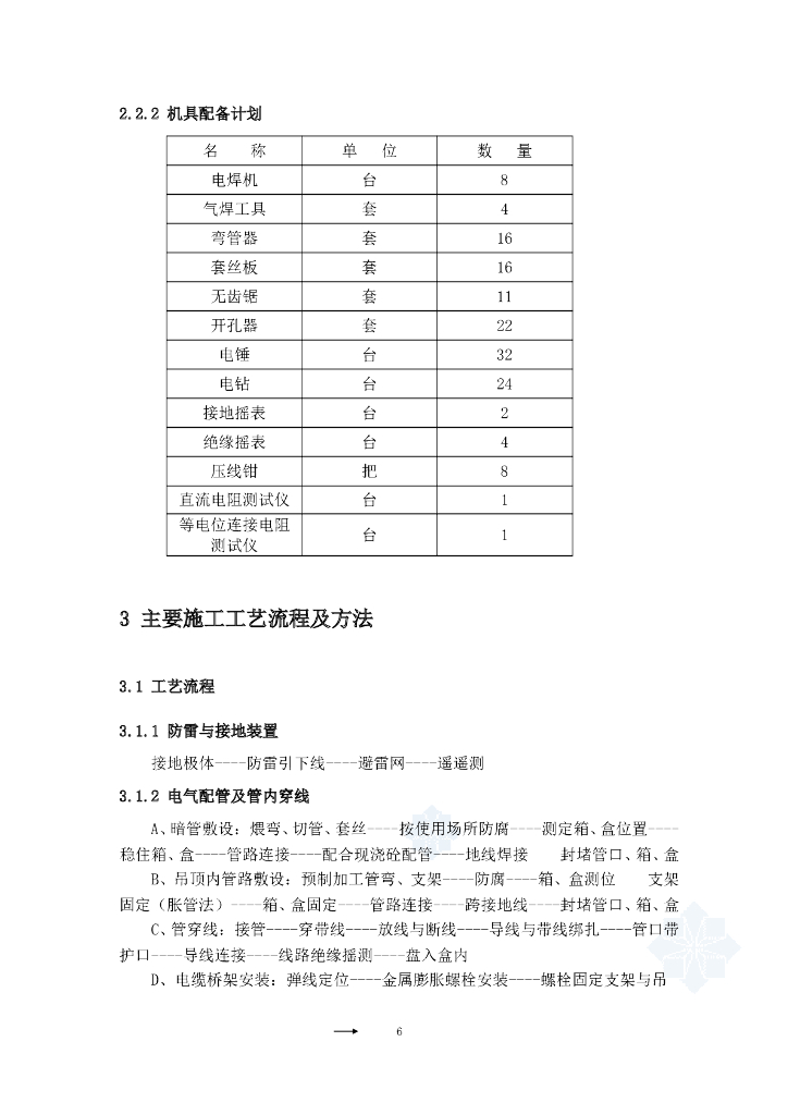 上海经济适用房电气专项施工方案_第9页