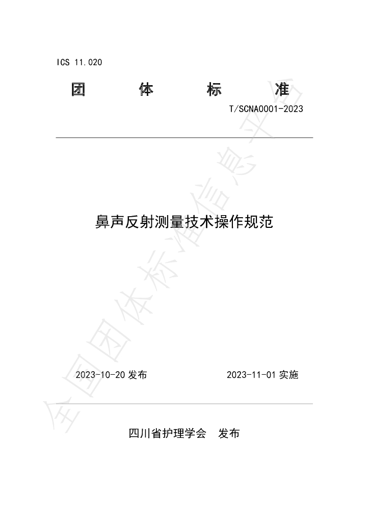 T/SCNA 0001-2023 标准预览