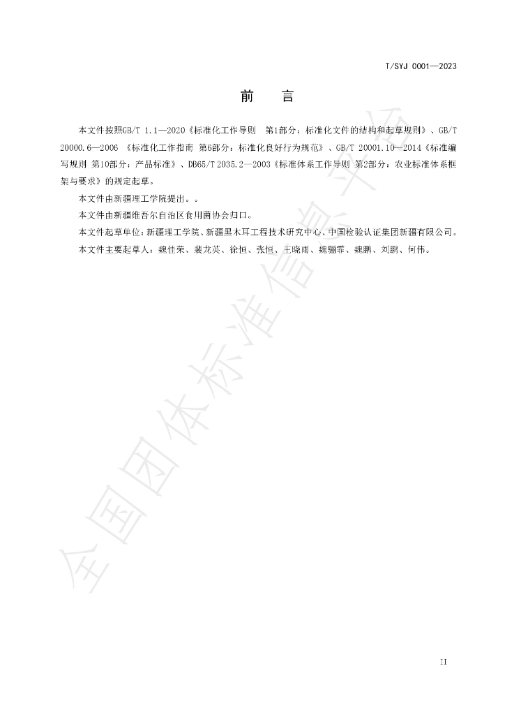T/SYJ 0001-2023 标准预览