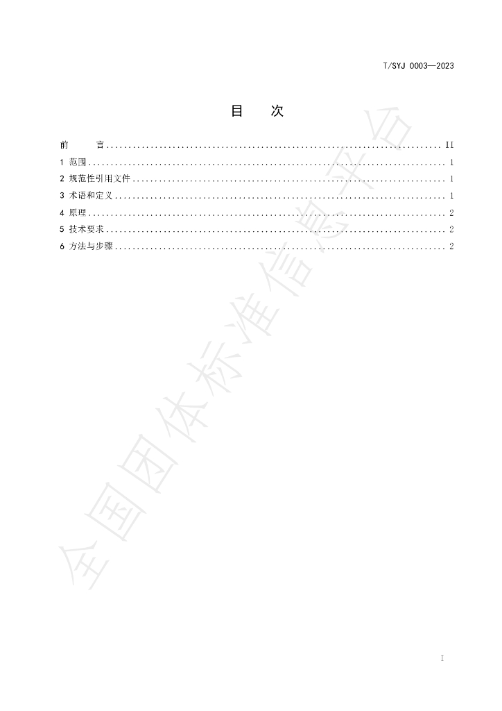 T/SYJ 0003-2023 标准预览