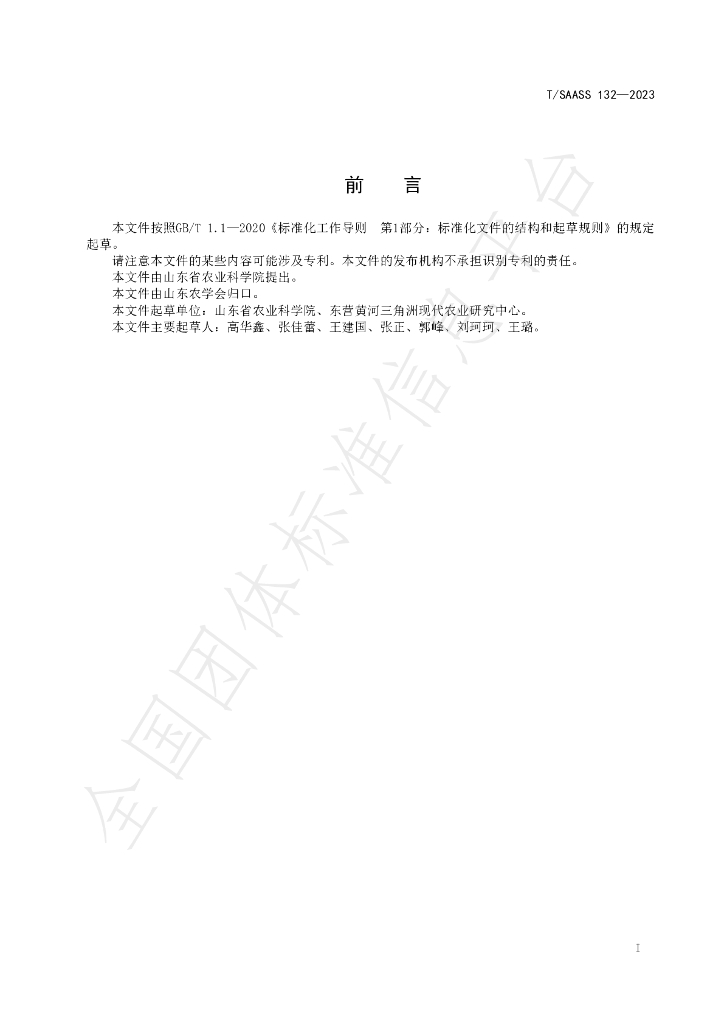 T/SAASS 132-2023 标准预览