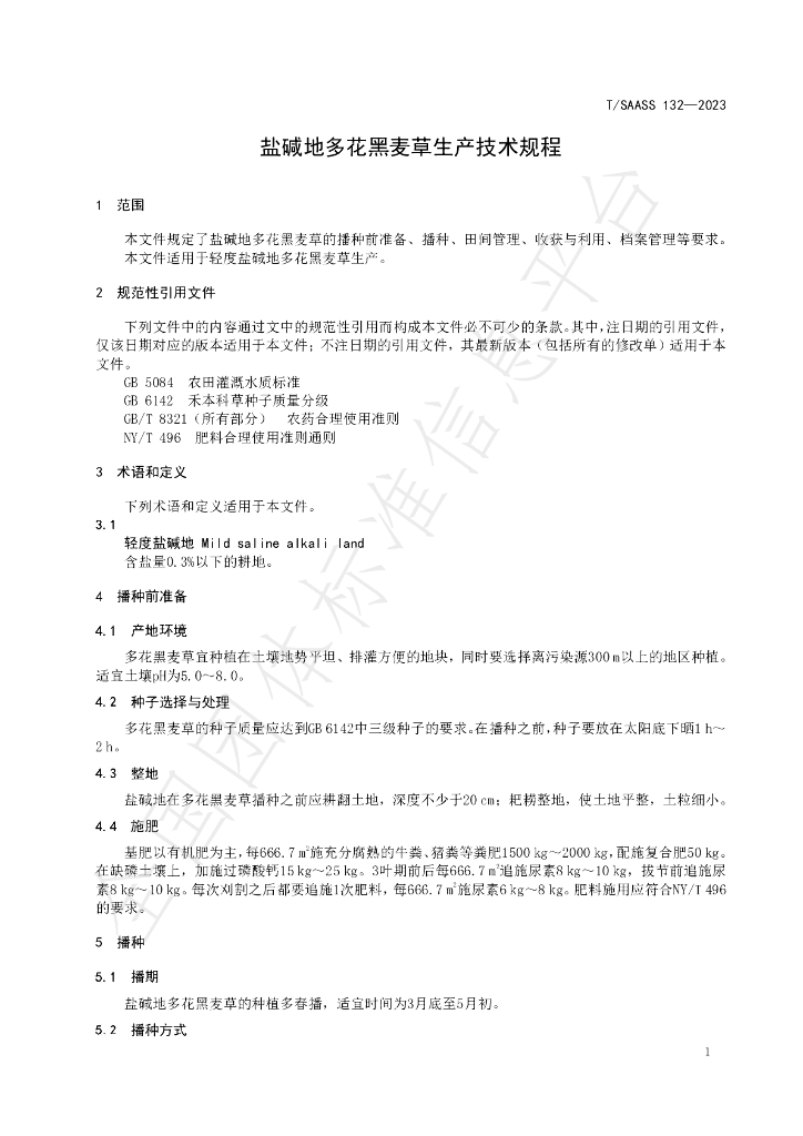 T/SAASS 132-2023 标准预览