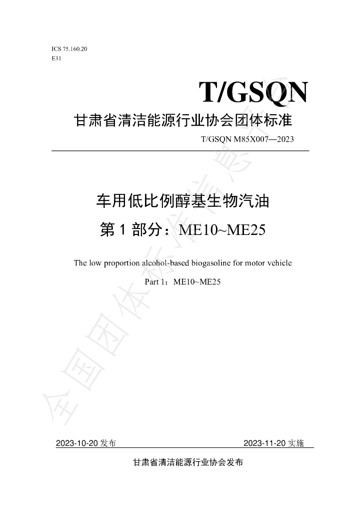 T/GSQN M85X007-2023 标准预览