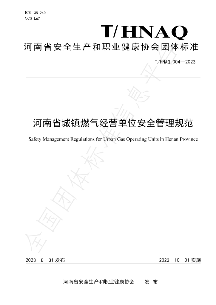 T/HNAQ 4-2023 标准预览