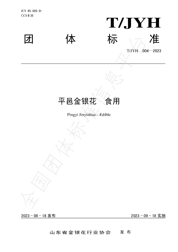 T/JYH 004-2023 标准预览