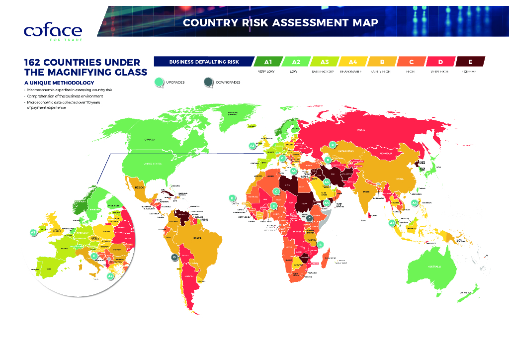 COUNTRY RISKS ASSESSMENT MAP Q2-2023