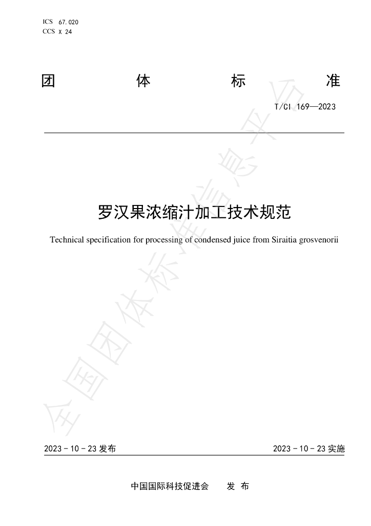 T/CI 169-2023 标准预览