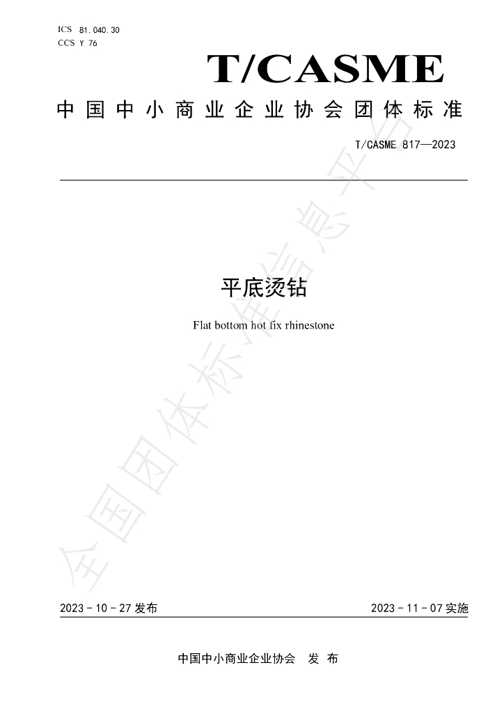 T/CASME 817-2023 标准预览