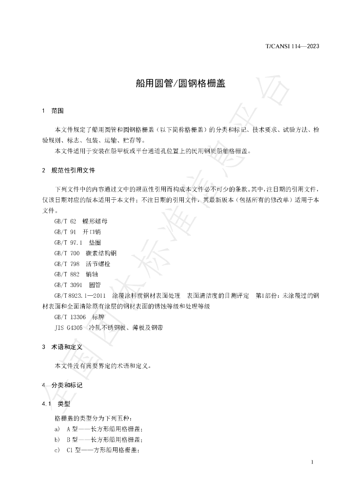 T/CANSI 114-2023 标准预览