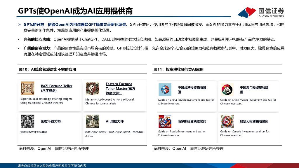 国信证券：人工智能行业专题：OpenAI发布会解读：GPTs带来AI应用全面爆发_第10页