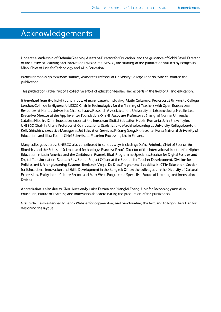 Unesco：生成式人工智能教育与研究应用指南报告（英文版）_第6页