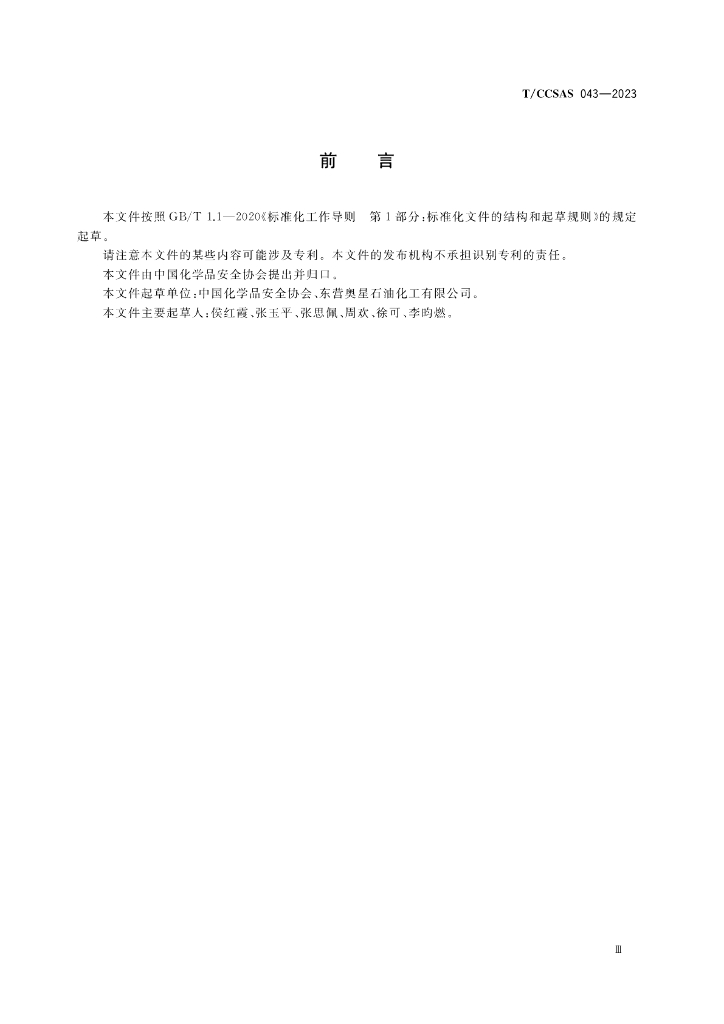 T/CCSAS 043-2023 标准预览