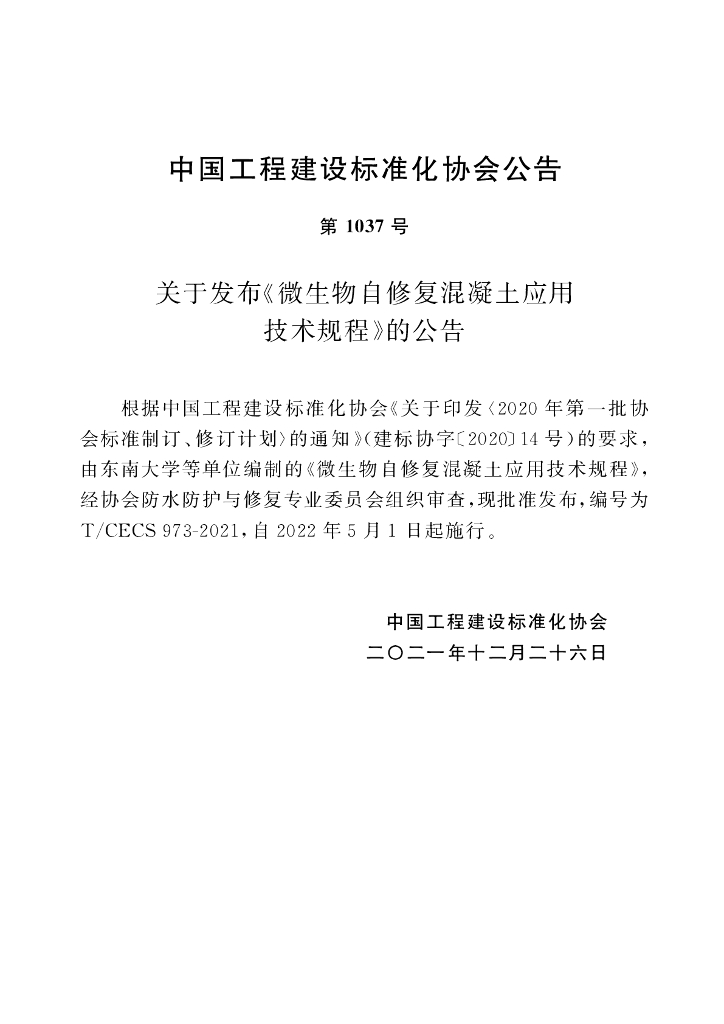 T/CECS 973-2021 标准预览