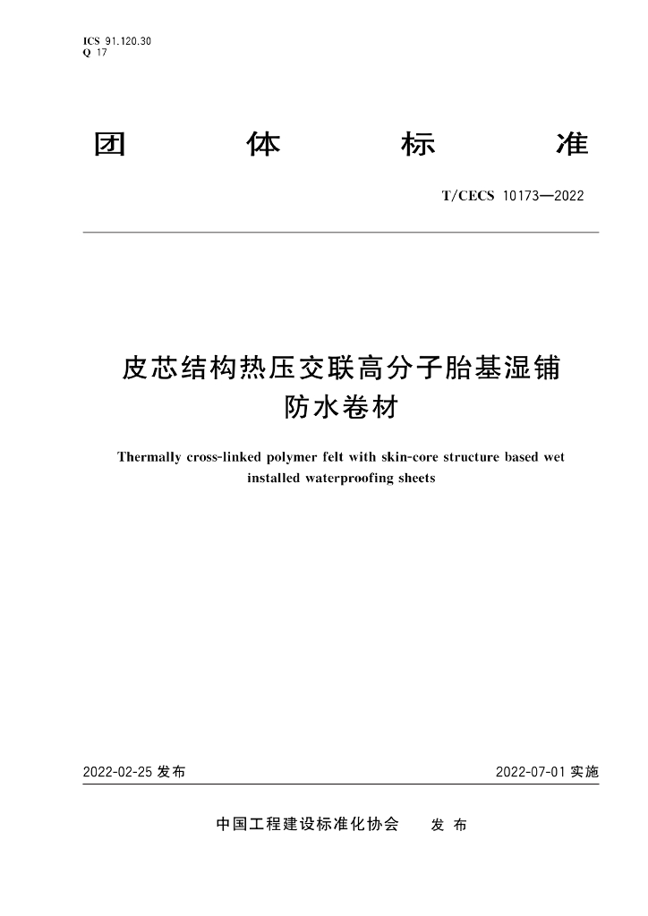 T/CECS 10173-2022 标准预览