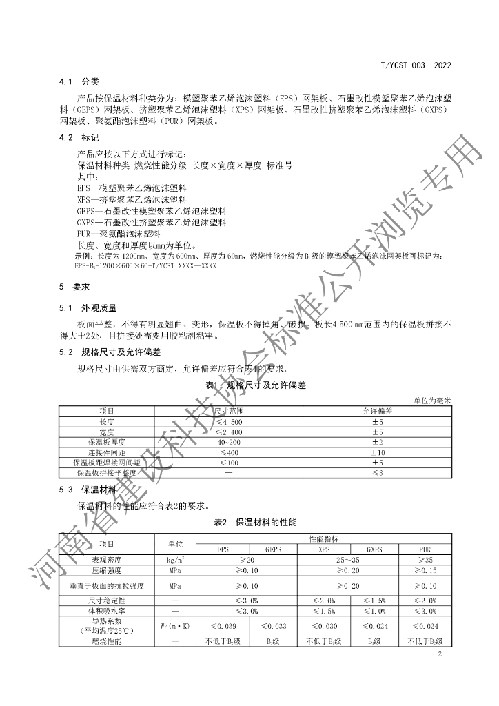 T/YCST 003-2022 标准预览