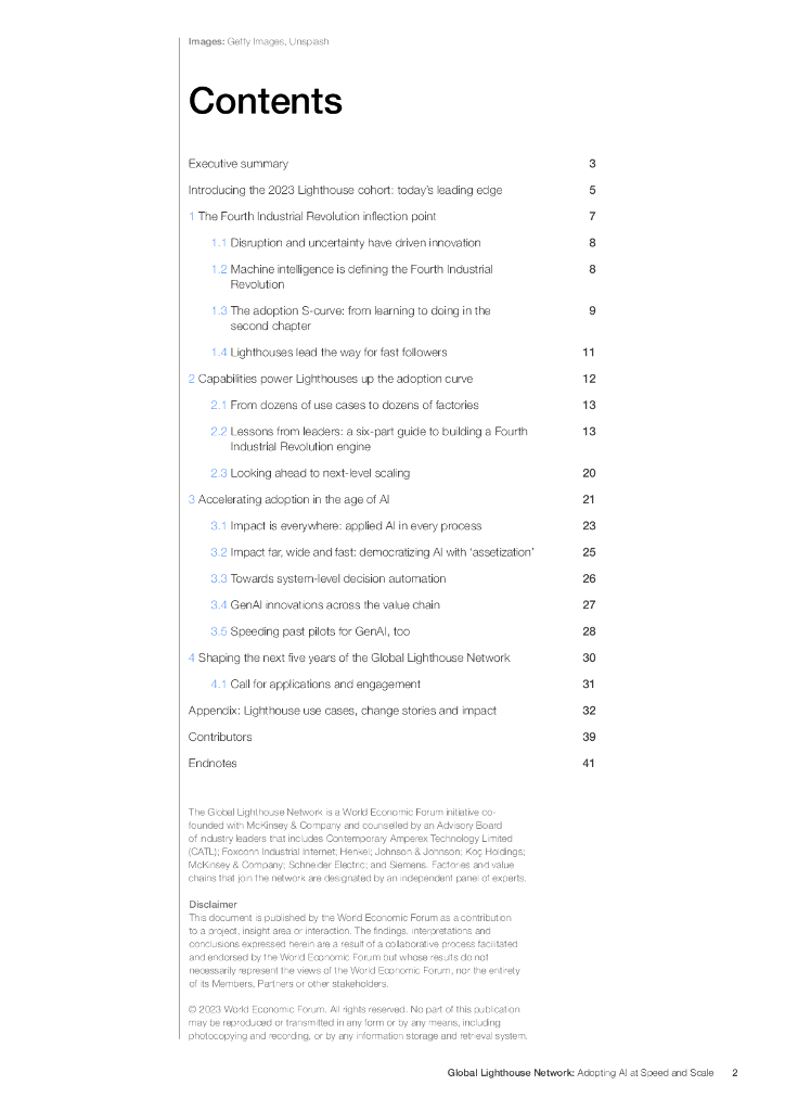 世界经济论坛：2023年世界经济论坛全球灯塔网络采用人工智能的速度和规模报告（英文版）_第2页