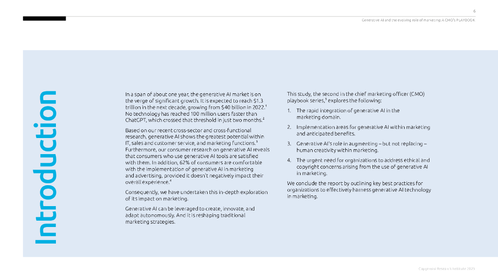 Capgemini：2023生成式人工智能与营销角色的演变&CMO的策略（英文版）_第6页
