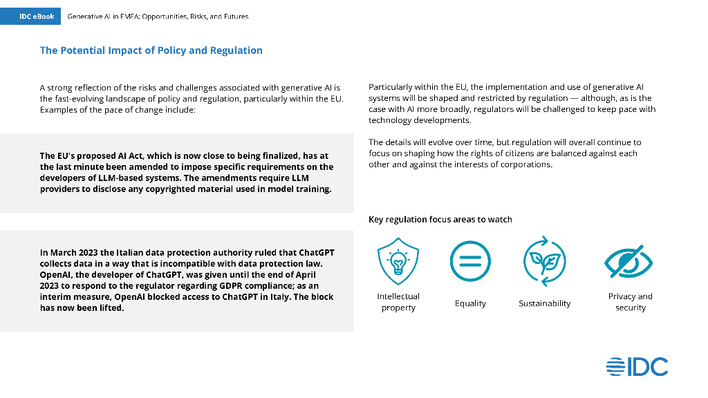 IDC：欧洲、中东和非洲（EMEA）中的生成式人工智能：机遇、风险和未来（英文版）_第9页