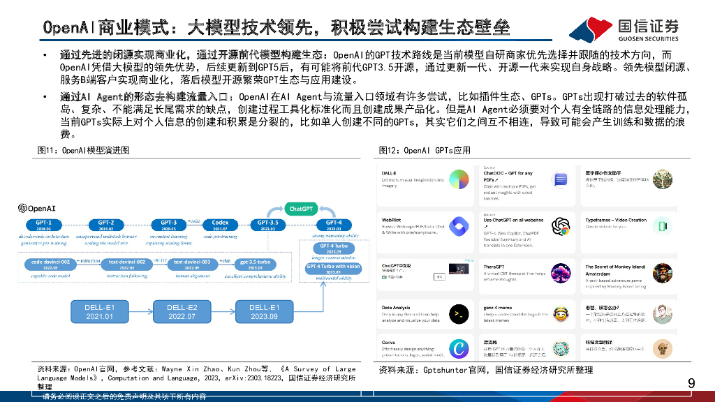 国信证券：人工智能应用专题（4）：国内AI大模型趋势探讨，互联网大厂AI进程梳理_第9页