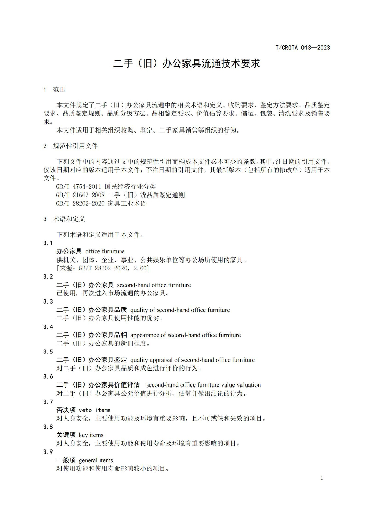 T/CRGTA 013-2023 标准预览