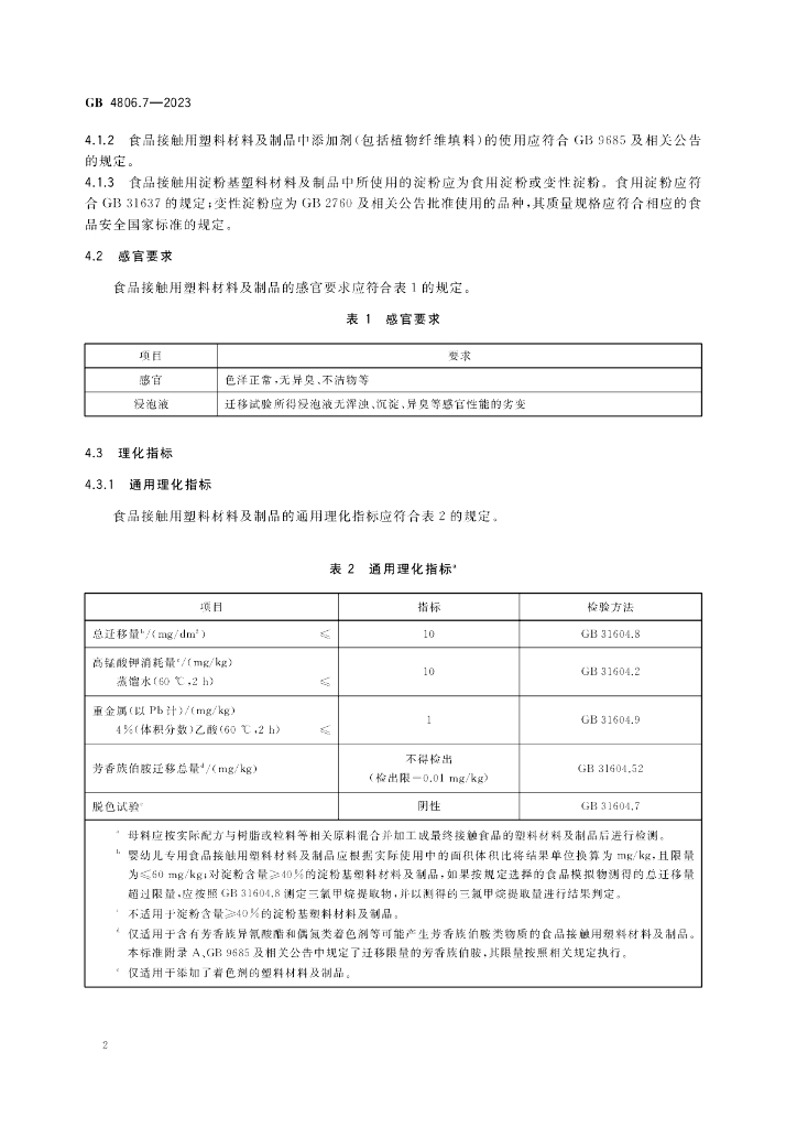 GB 4806.7-2023 标准预览