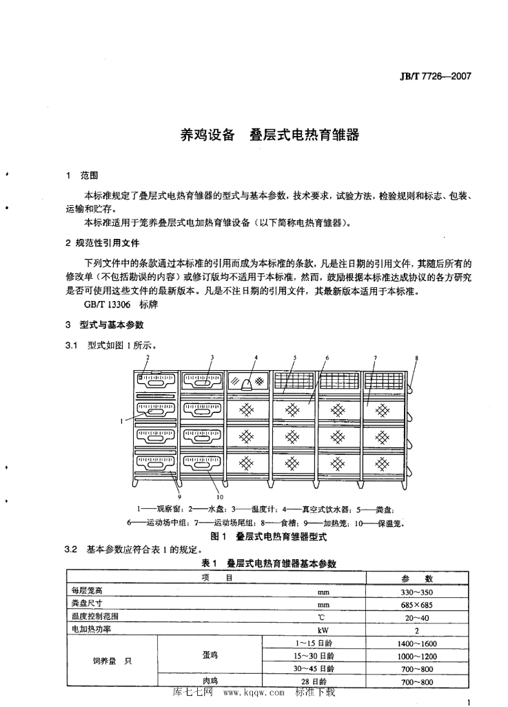 JB/T 7726-2007 标准预览