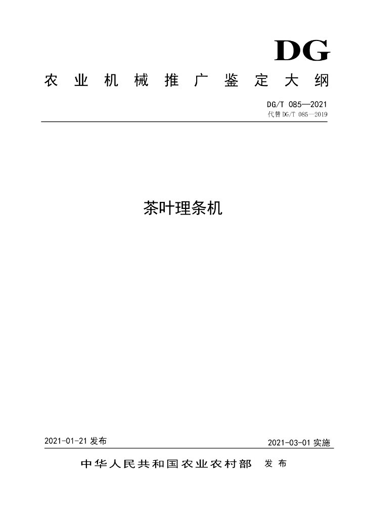 DG/T 085-2021 标准预览