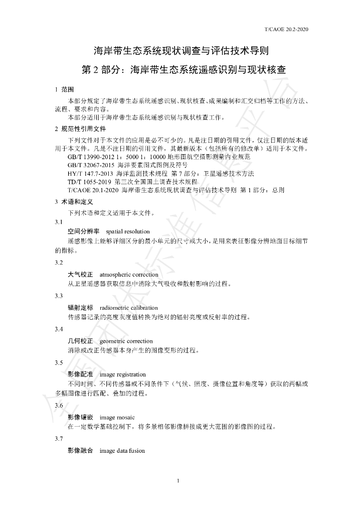 T/CAOE 20.2-2020 标准预览