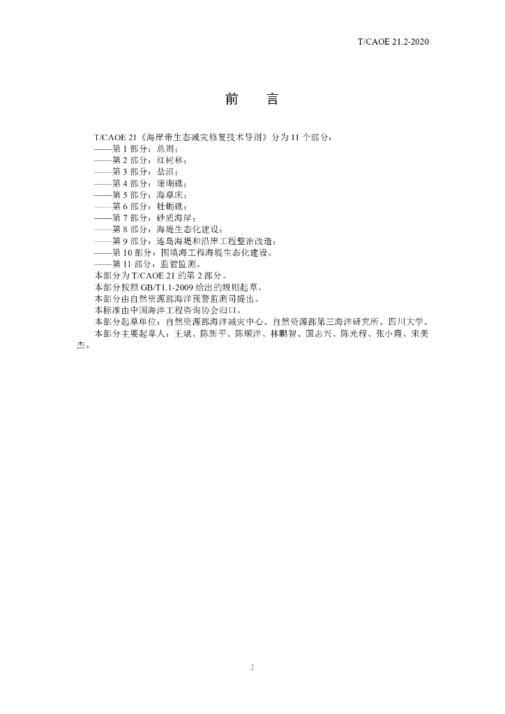 T/CAOE 21.2-2020 标准预览