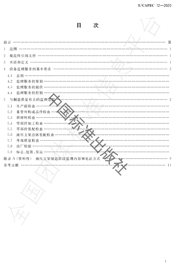 T/CAPEC 12-2020 标准预览