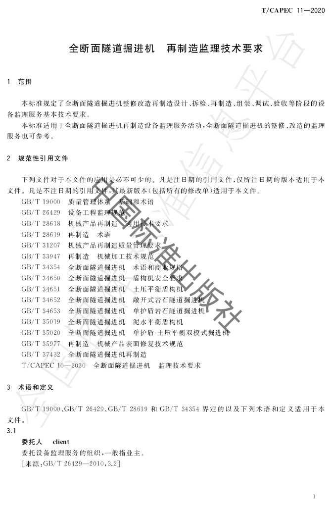 T/CAPEC 11-2020 标准预览