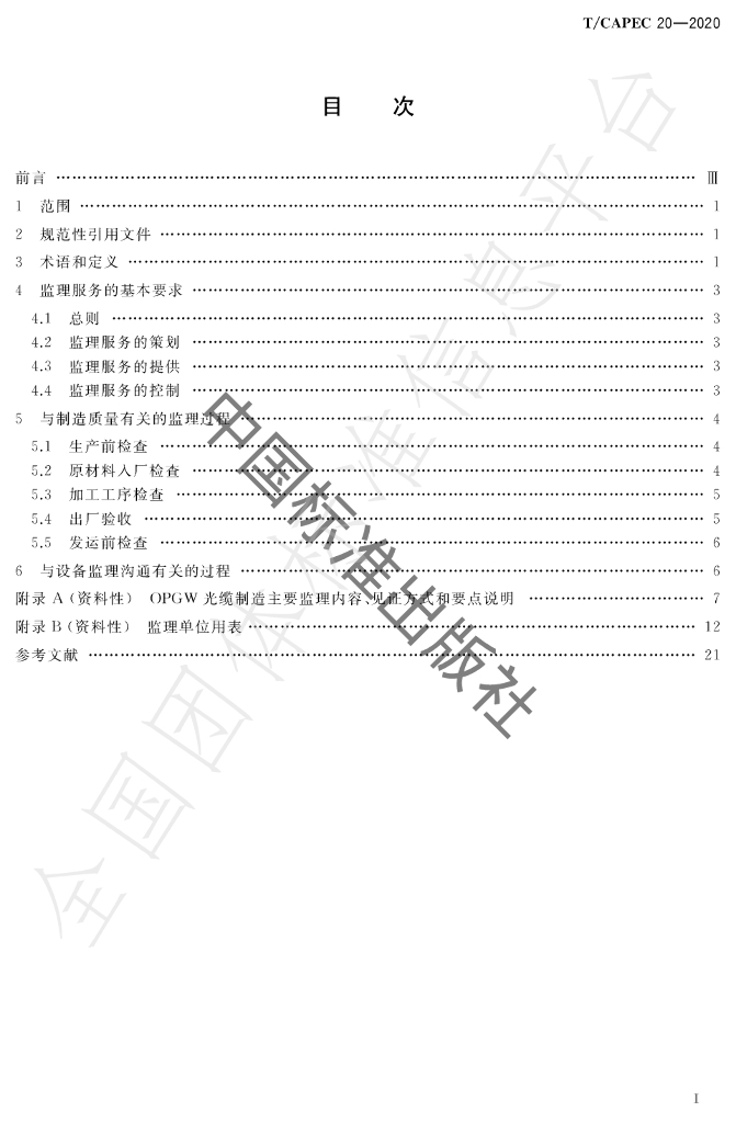 T/CAPEC 20-2020 标准预览